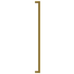 Berkfield Home Cabinet Handles 20 pcs Gold 480 mm Stainless Steel - thumbnail 6