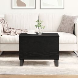 Berkfield Home Coffee Table Lift Top Black Oak 60x44, 5x45 cm Engineered Wood - thumbnail 4