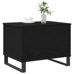 Berkfield Home Coffee Table Lift Top Black Oak 60x44, 5x45 cm Engineered Wood - thumbnail 3