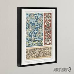 "Artery8 Chestnut Tree Framed Canvas Wall Art Print Vintage Floral Verneuil - Size: W18"" x H24""" - thumbnail 2