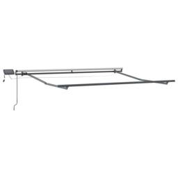 Berkfield Home Manual Retractable Awning with LED Red 350x250 cm - thumbnail 8