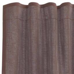 Berkfield Home Voile Curtains with Rod Pockets 2 pcs Brown - thumbnail 5