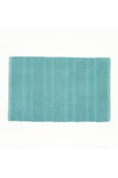 Deyongs Romeo Textured 100% Cotton Bath Mat - 1500gsm Absorbent Bathroom Rug - 1846 in Mint - thumbnail 2
