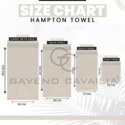 GAVENO CAVAILIA 4 Pack Hampton Towel in Cream - thumbnail 3