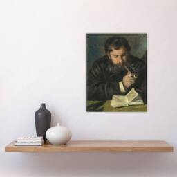 "Artery8 Claude Monet Portrait Renoir Vintage Wall Art Print Poster - Size: W12"" x H16""" - thumbnail 4