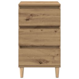Berkfield Home Bedside Cabinet Artisan Oak 40x35x70 cm Engineered Wood in Brown - Size: 40 x 35 x 70 cm - thumbnail 6