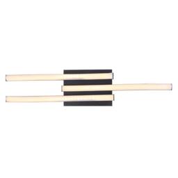 Netlighting Kasimir Semi Flush Ceiling Light Matt Black 3x LED 3000K - thumbnail 3