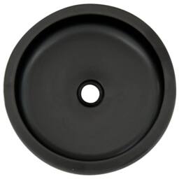 Berkfield Home Countertop Basin Black & Brown Round Œ¶41x14 cm Ceramic - Size: 41x14 cm - thumbnail 4