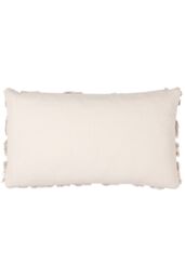 Furn Maeve Tonal Leopard Print Tufted Cotton Cushion in Natural - Size: 30 cm x 50 cm - thumbnail 2