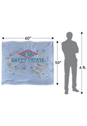 Harry Potter Honeydukes Sweet Treats Officially Licensed Silky Touch Super Soft Throw Blanket 152x127 cm in White - thumbnail 5