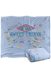 Harry Potter Honeydukes Sweet Treats Officially Licensed Silky Touch Super Soft Throw Blanket 152x127 cm in White - thumbnail 2