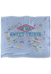 Harry Potter Honeydukes Sweet Treats Officially Licensed Silky Touch Super Soft Throw Blanket 152x127 cm in White - thumbnail 1