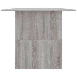 Berkfield Home Dining Table Grey Sonoma 180x90x76 cm Engineered Wood - Size: 180 x 90 x 76 cm - thumbnail 5