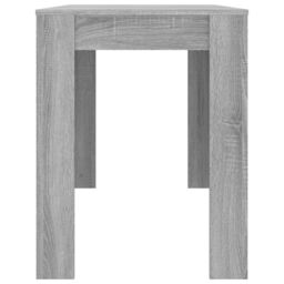 Berkfield Home Dining Table Grey Sonoma 120x60x76 cm Engineered Wood - Size: 120 x 60 x 76 cm - thumbnail 5