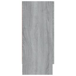 Berkfield Home Vitrine Cabinet Grey Sonoma 120x30.5x70 cm Engineered Wood - thumbnail 4