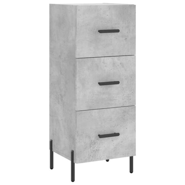 Berkfield Home Sideboard Concrete Grey 34.5x34x90 cm Engineered Wood - image 1