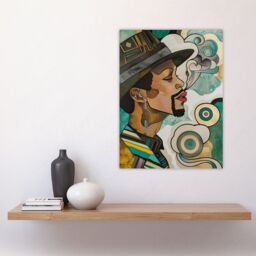 "Artery8 Minneapolis Sound Musician Trippy Portrait Wall Art Print - Size: W12"" x H16""" - thumbnail 4