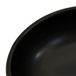 Berkfield Home Countertop Basin Multicolour Round Œ¶41x14 cm Ceramic in Black - Size: 41x14 cm - thumbnail 5