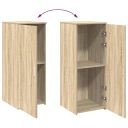 Berkfield Home Storage Cabinet Sonoma Oak 40x45x103.5 cm Engineered Wood in Light Tan - thumbnail 8