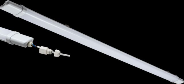 Netlighting Knightsbridge TorlanECO Fast Fix 230V IP65 4FT 1250mm 36W LED Batten 5700K TORE5K36 in White