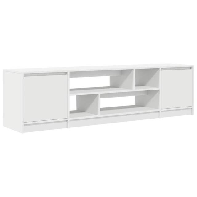 Berkfield Home TV Cabinet White 188.5x41x50 cm Engineered Wood - image 1
