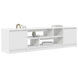 Berkfield Home TV Cabinet White 188.5x41x50 cm Engineered Wood - thumbnail 4