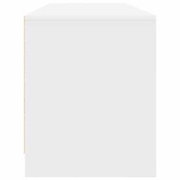 Berkfield Home TV Cabinet White 188.5x41x50 cm Engineered Wood - thumbnail 7