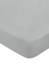 1951 'Luxury 600 Thread Count' Egyptian Cotton Fitted Sheet in Grey - Size: Double Fitted - thumbnail 1