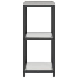 Berkfield Home Kitchen Storage Shelf with Storage Silver Galvanised steel - thumbnail 6