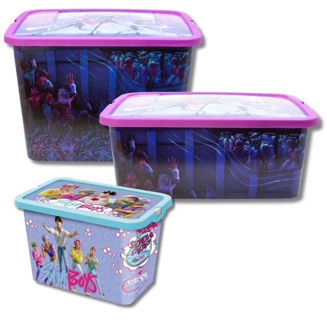 KPop Demon Hunters Set Of 3 Storage Boxes in Purple - image 1