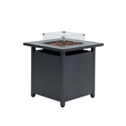 Home Detail Steel Fire Pit Garden Dining Table in Grey - Size: Small - thumbnail 2