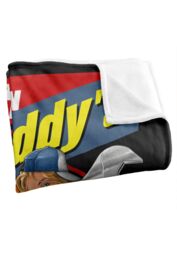 JQ Licensing James Piazza Big Daddy'S Garage Silky Touch Super Soft Throw Blanket 152 X 127 cm in White - thumbnail 3