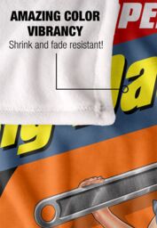 JQ Licensing James Piazza Big Daddy'S Garage Silky Touch Super Soft Throw Blanket 152 X 127 cm in White - thumbnail 4