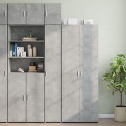 Berkfield Home Wall Cabinet Concrete Grey 30x42.5x40 cm Engineered Wood - thumbnail 3