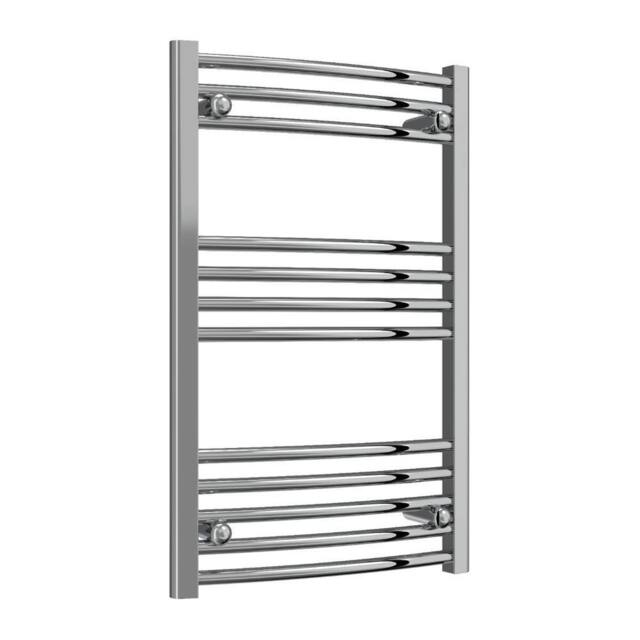 Bathroom Kingdom Capo Chrome Straight Heated Towel Rail 800x500 in Silver - image 1