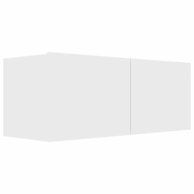 Berkfield Home TV Cabinet White 80x30x30 cm Engineered Wood - Size: 80 x 30 x 30 cm - image 1