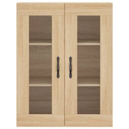 Berkfield Home Highboard Sonoma Oak 69.5x34x180 cm Engineered Wood in Tan - thumbnail 6