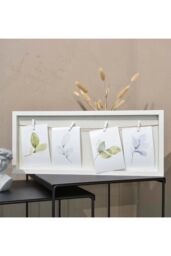 nielsen Accent Collage Frame for 4 Photos 9x13cm with Clothesline & 4 Clips - White - Size: 9x13 cm - thumbnail 2
