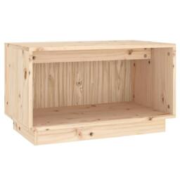 Berkfield Home TV Cabinet 60x35x35 cm Solid Wood Pine in Brown - Size: 60 x 35 x 35 cm
