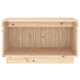 Berkfield Home TV Cabinet 60x35x35 cm Solid Wood Pine in Brown - Size: 60 x 35 x 35 cm - thumbnail 3