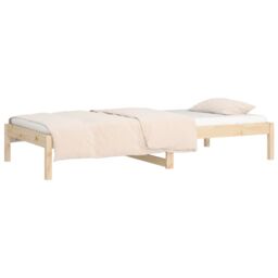Berkfield Home Day Bed without Mattress 90x190 cm Single Single Solid Wood Pine in Brown - thumbnail 6