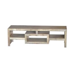 Jaipur Furniture Ltd Yoga Large Plazma Unit - Mango Wood - L40 x W145 x H45 cm - Light Finish in Brown - thumbnail 1