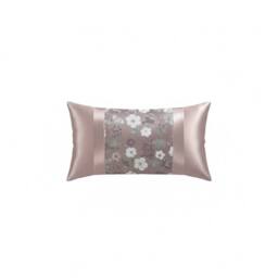 Snug City Oblong Floral Sequin Cushion Luxury Rectangular Decorative Accent in Pink - Size: 45 cm x 30 cm - thumbnail 2