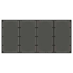 Berkfield Home 7 Piece Garden Dining Set Black Poly Rattan - thumbnail 8