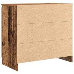Berkfield Home Sideboard with Drawer Old Wood 71x35x65 cm Engineered Wood in Brown - Size: 71 x 35 x 65 cm - thumbnail 8