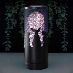 Lisa Parker Moon Gazing Hares Aroma Lamp in Black - thumbnail 2