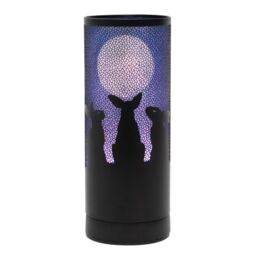 Lisa Parker Moon Gazing Hares Aroma Lamp in Black - thumbnail 1