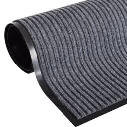 Berkfield Home PVC Door Mats 2 pcs Grey 90x60 cm - thumbnail 6