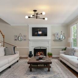COMELY Ceiling Lights, 4 Lights Sputnik Chandeliers, Black Vintage Pendant - thumbnail 5