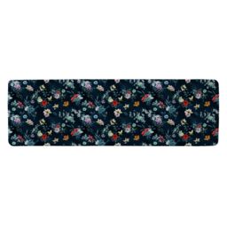 Benjamin Tate Design Roses & Other Bright Flowers Runner Rug in Natural - Size: 67 cm x 230 cm - thumbnail 1